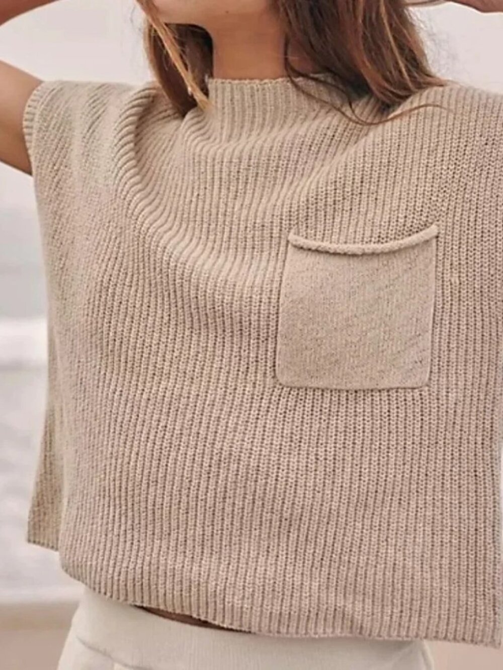 Free People Beach Tan Top xs